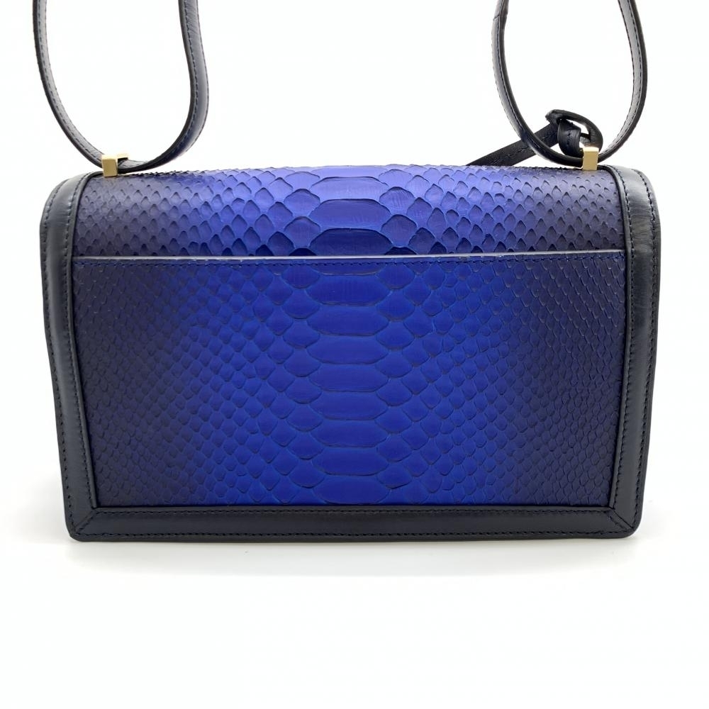 Loewe Barcelona Shoulder Bag Python Mini Leather … - image 4